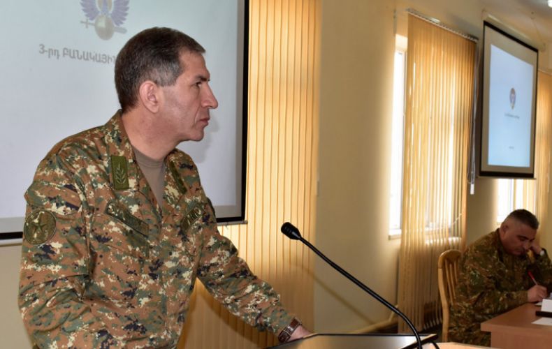 Chief of General Staff of Armenian Armed Forces visits 3rd military formation