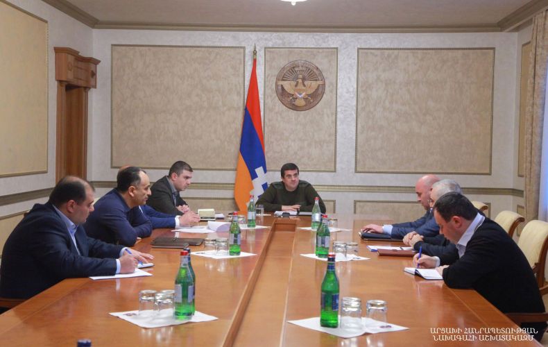 Artsakh President convenes consultation to discuss house-building works