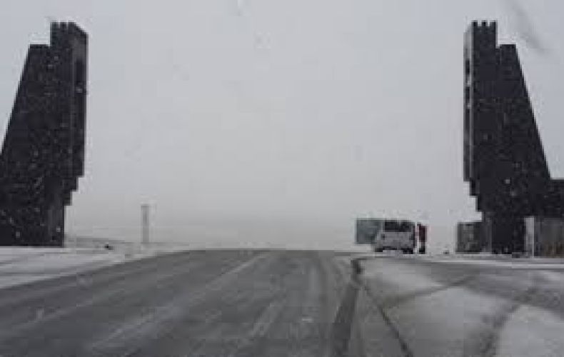 Some roads are closed and difficult to pass in Armenia