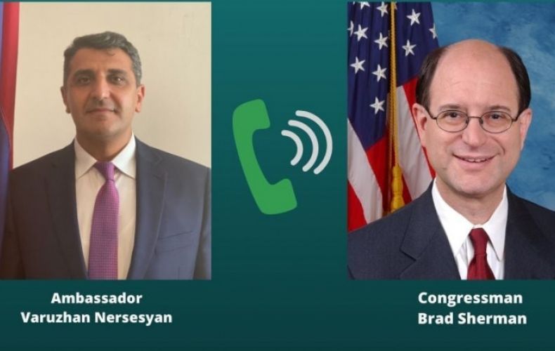 Armenia’s ambassador to US holds virtual meeting with Congressman Bred Sherman