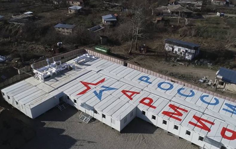 Four more block-modular towns erected for Russian peacekeepers in Stepanakert and Martuni