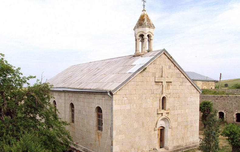 About 30 pilgrims from Nagorno-Karabakh accompanied by Russian peacekeepers visited the Christian monastery of Amaras
