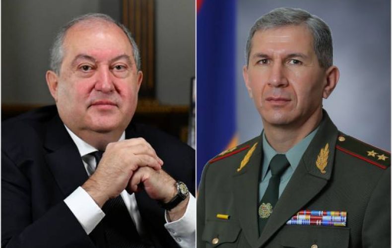 Armenia President decides to not sign draft decree on dismissing army's general staff chief