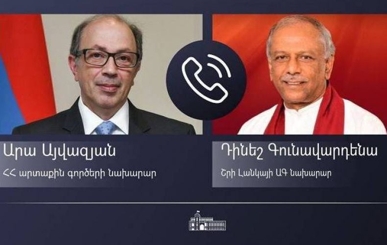 Հայաստանի և Շրի Լանկայի ԱԳ նախարարներն ընդգծել են քաղաքական երկխոսությունն ակտիվացնելու կարևորությունը
