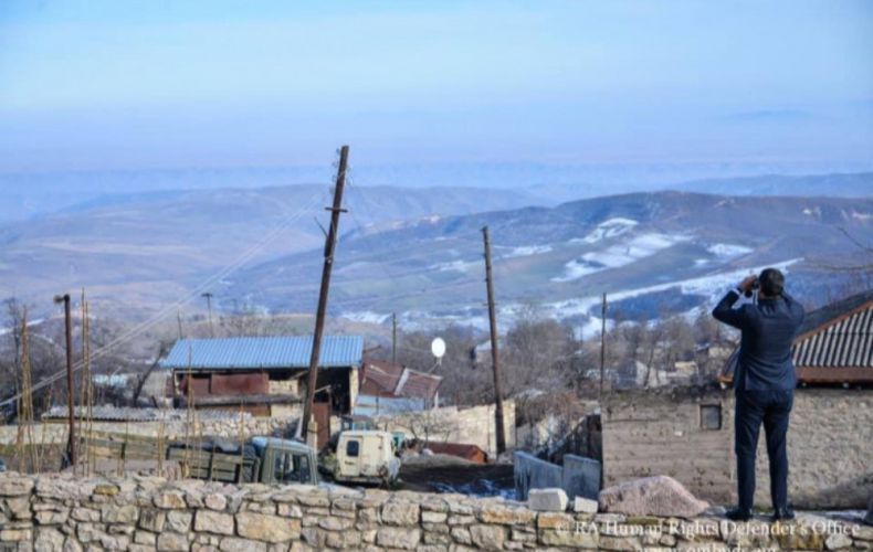 Ombudsman releases evidence on Azeri sporadic gunfire in immediate vicinity of Armenian villages
