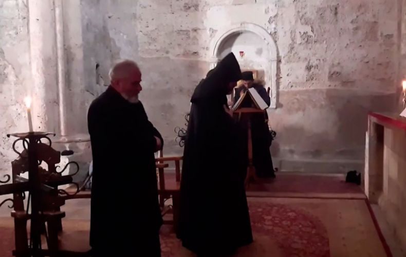 Armenian pilgrims accompanied by Russian peacekeepers visited the Christian monasteries of Dadivank and Amaras