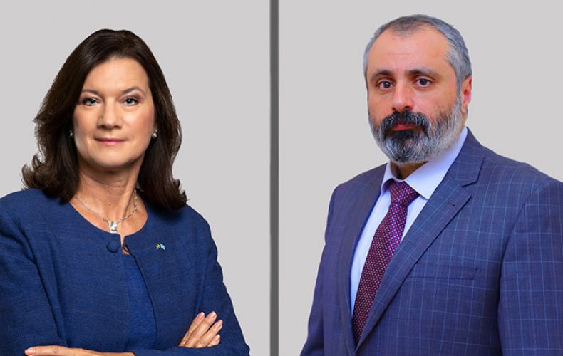 Artsakh FM meets with OSCE chief in Yerevan