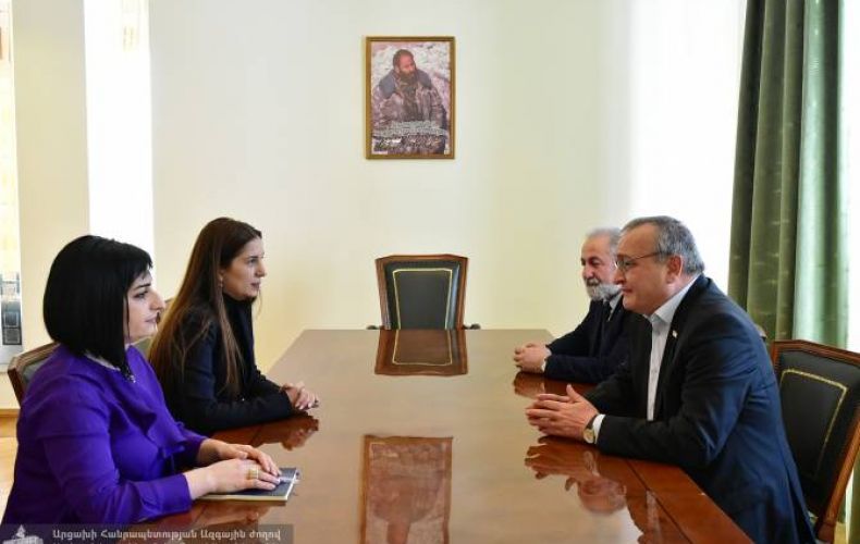 Artsakh Parliament Speaker receives Armenia independent MPs