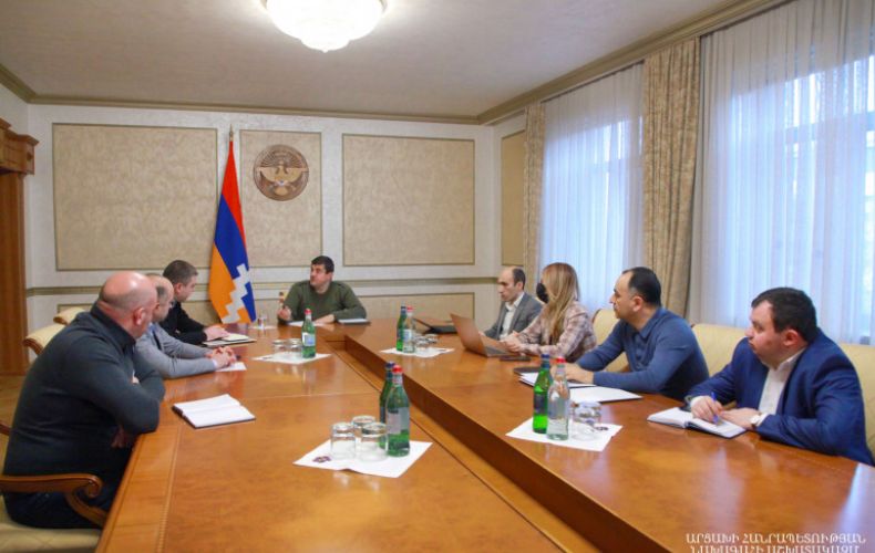 Issues on the compensation for citizens property loss during the war were discussed at the Presidential office
