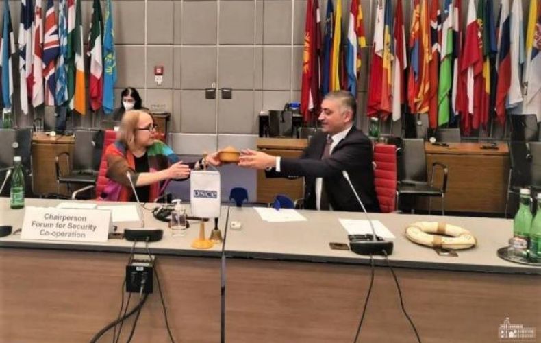 Հայաստանին է փոխանցվել ԵԱՀԿ Անվտանգության համագործակցության ֆորումի նախագահությունը