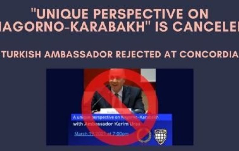 Artsakh conflict discussion, with Turkey ambassador participation, is canceled in Canada