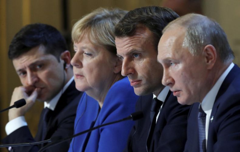 Leaders of Russia, Germany and France hold video-conference on int'l affairs