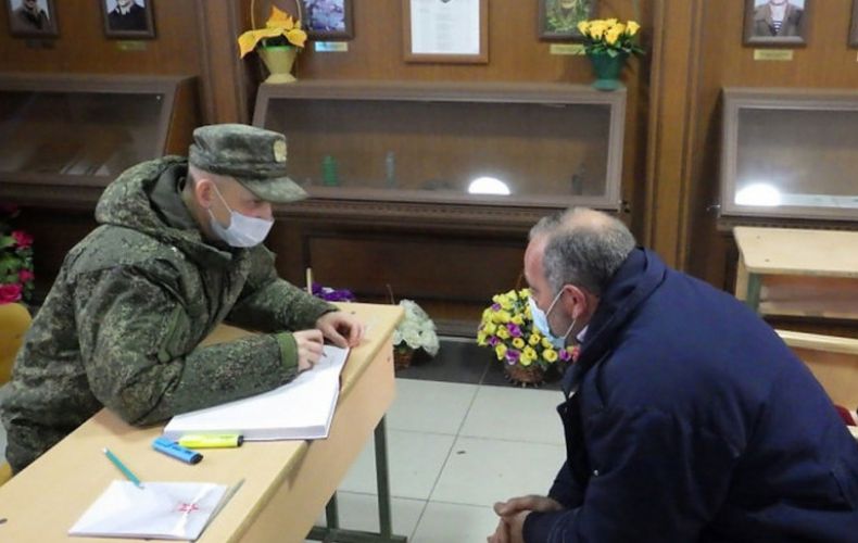 Российские миротворцы получили более 3,5 тыс. обращений за помощью в Пункте приема граждан, а также приступили к адресной раздаче гуманитарной помощи в Степанакерте