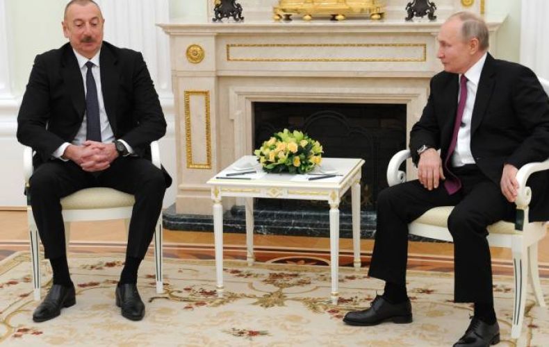 Russia’s Putin, Azerbaijan’s Aliyev discuss situation around Nagorno-Karabakh