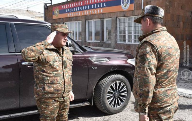 Armenian military’s Chief of General Staff visits eastern border