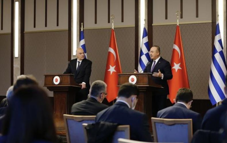 Turkish, Greek FMs trade accusations at news conference