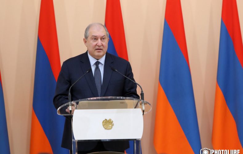 ‘Aspiration to have strong, competitive, and reasonable Armenia must be rooted in us’ – President Sarkissian