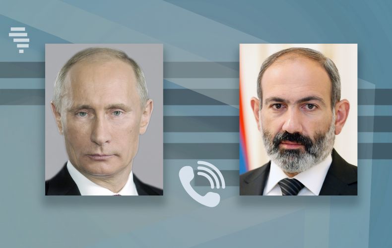 Путин и Пашинян обсудили ситуацию в зоне карабахского конфликта
