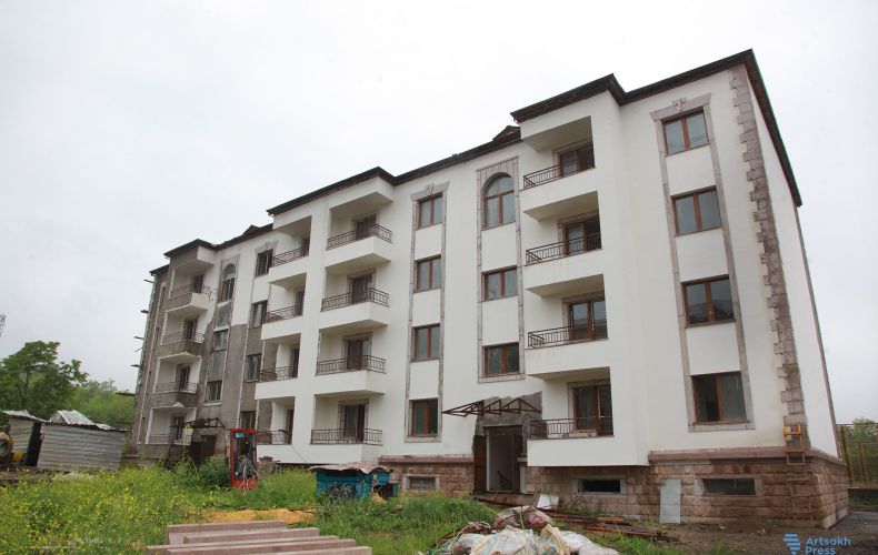Multi-apartment buildings being built in Karmir Shuka to be put into operation by the end of the year