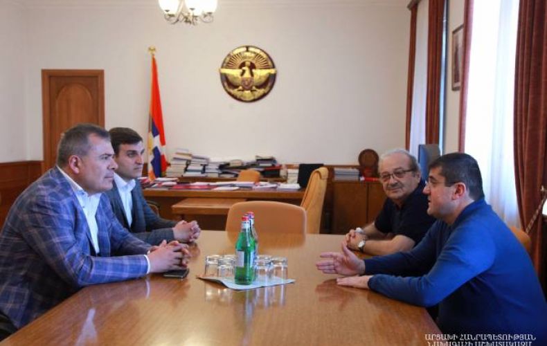 President of the Artsakh Republic received Khachik Khachatryan chairman of the council of the directors of ''X group''