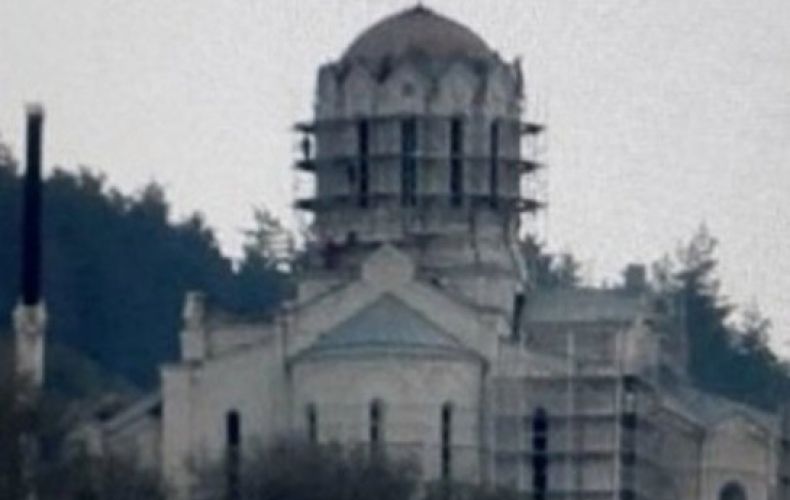 Հայ առաքելական եկեղեցու Արցախի թեմը խստորեն դատապարտում է Ադրբեջանի կողմից   Շուշիի  եկեղեցու գմբեթների   քանդումը
