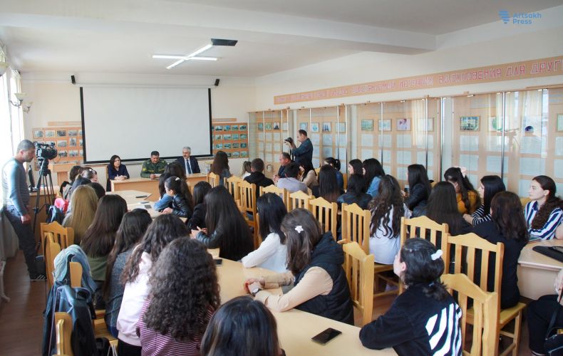 “Lesson of Courage” held in Artsakh State University