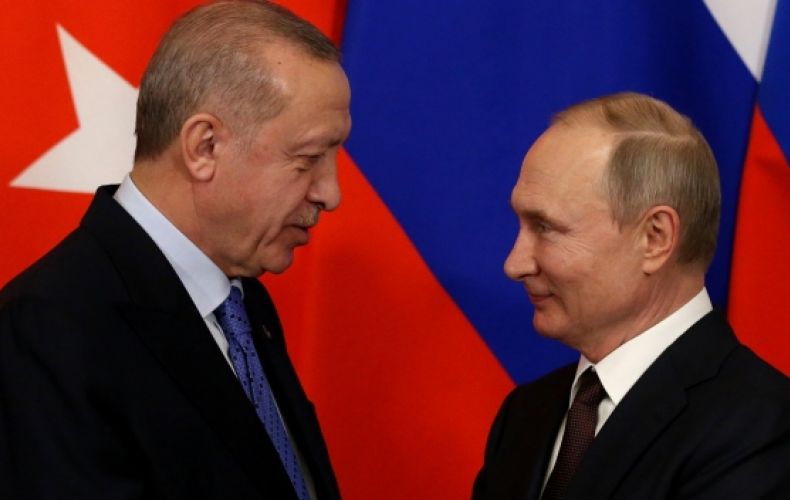 Erdogan, Putin Discuss Situation in Jerusalem over Phone