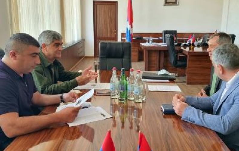 Vitaly Balasanyan meets with head of Red Cross mission in Artsakh