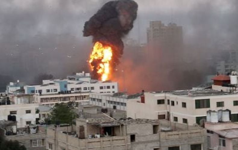 Israeli strikes destroy 132 buildings in Gaza Strip