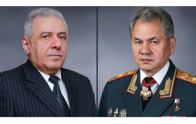 Armenian, Russian defense ministers discuss Armenia-Azerbaijan border situation