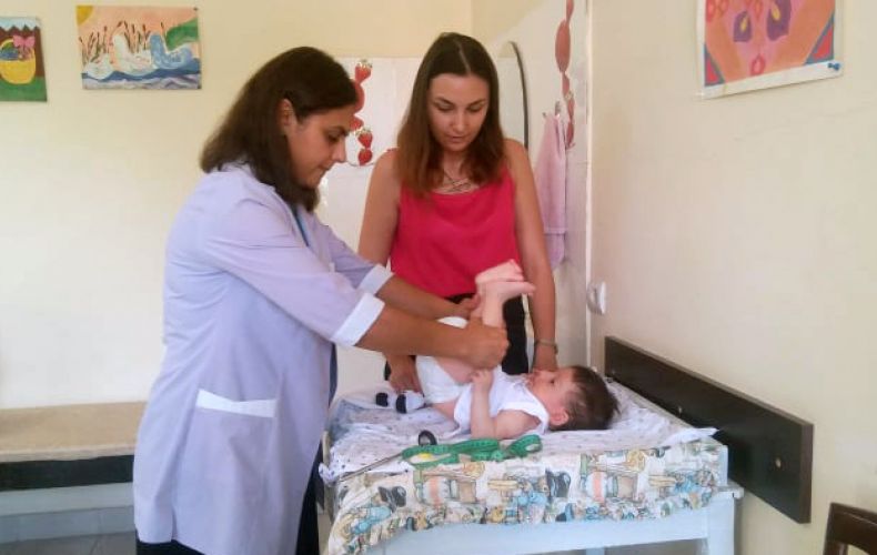 Pediatric neurologists from Armenia conduct free examinations and consultations in Stepanakert