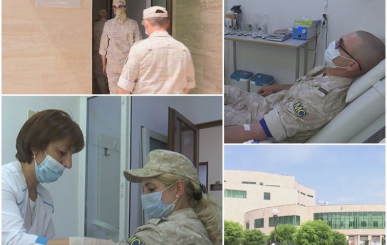 Russian peacekeepers donate about 40 liters of blood for patients in Nagorno-Karabakh