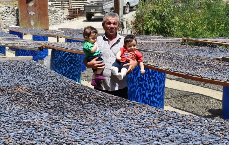 A resident of the Artsakh village of Khnushinak opened his own production in the yard of his house
