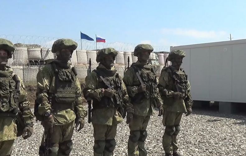 Russian peacekeepers held a training session on the defence of an observation post in Artsakh