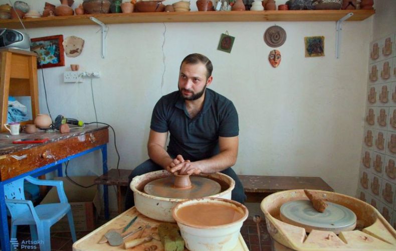 Pottery courses at Stepanakert Rehabilitation Center