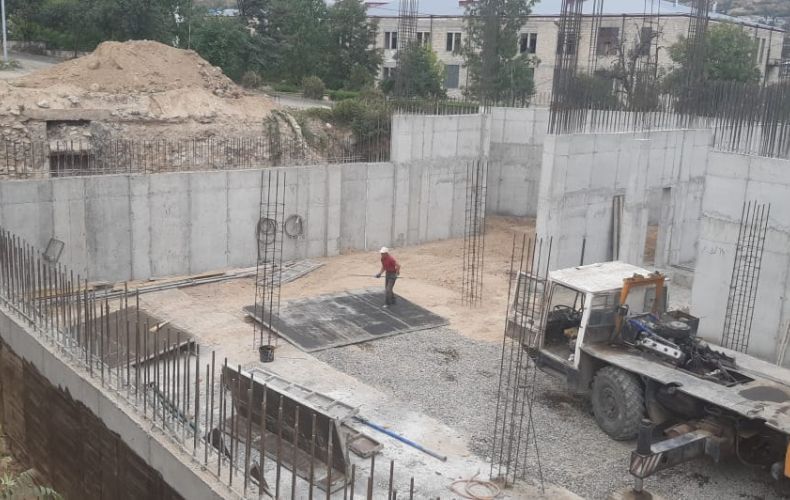 New residential district is being built in Stepanakert
