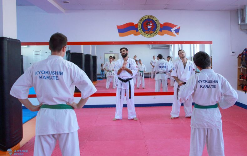 The Armenian Kyokushin Karate team is holding a training camp