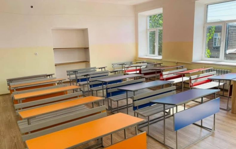 Ahead of the new academic year, the Nerkin Horatagh school has been renovated
