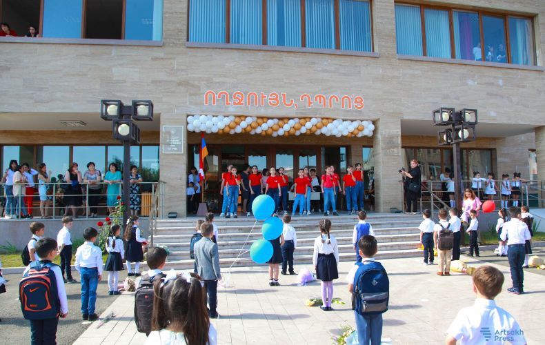 The First School Bell Rang in 108 Schools of  Artsakh
