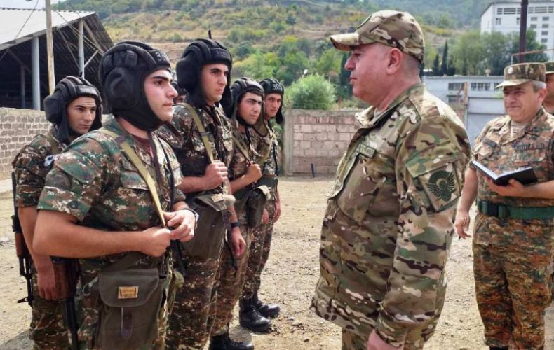 Armenian Defense Minister visits several military units