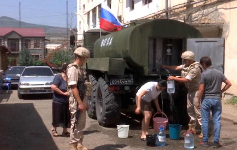 Russian peacekeepers provided more than 1.5 thousand residents of Artsakh with drinking water