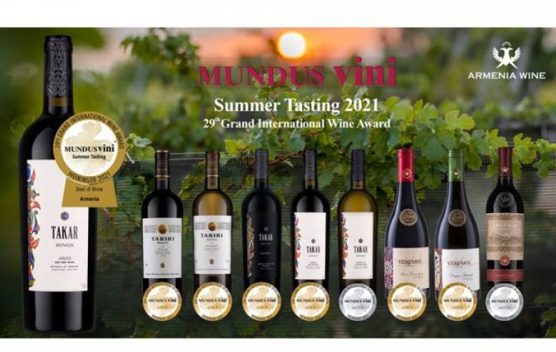 Армянские виноделы с Международного конкурса MUNDUS VINI 2021 вернулись с 9 медалями