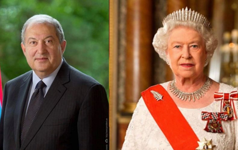 Queen Elizabeth congratulates President Sarkissian on Armenia Independence Day anniversary