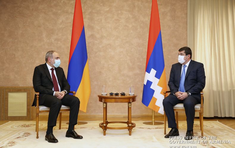 Armenian PM, Artsakh President discuss ongoing works for overcoming consequences of 2020 War