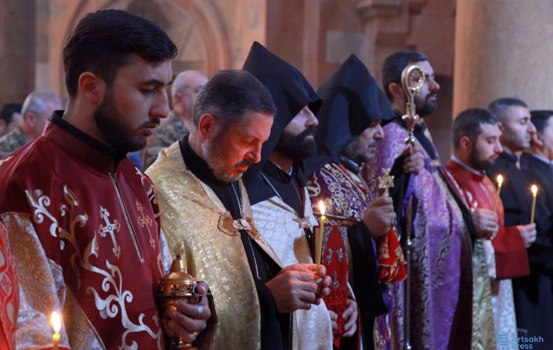 Requiem service held in Stepanakert in memory of 2020 Artsakh War victims