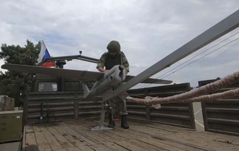 Российские миротворцы в Арцахе провели объективный контроль обстановки с использованием БпЛА «Орлан-10»