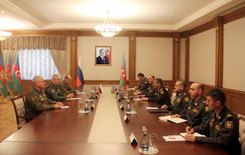Մուրադովը Բաքվում Հասանովին է ներկայացրել ՌԴ խաղաղապահների նոր հրամանատար Գենադի Անաշկինին

