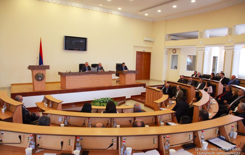 The President of the Artsakh Republic participated in the plenary session of the National Assembly