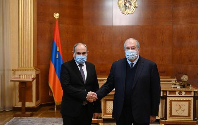 Armenian President Sarkissian and PM Pashinyan discuss external and domestic challenges