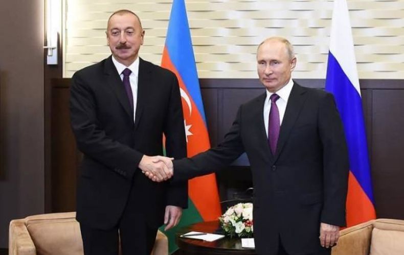 Putin, Aliyev confer on situation in South Caucasus